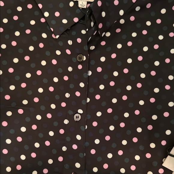 Tail Black and White Polka Dot Midi Dress - Picture 3 of 4